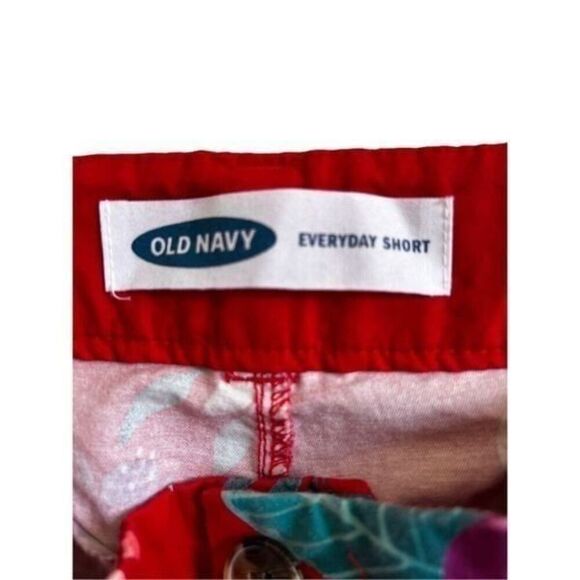Old Navy every day red flowers print shorts size 6 - Picture 6 of 6